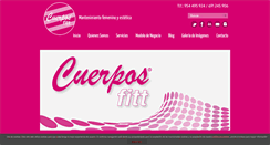 Desktop Screenshot of cuerposfitt.com