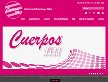 Tablet Screenshot of cuerposfitt.com